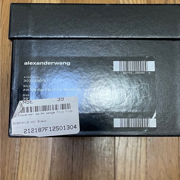 ALEXANDER WANG Nylon Wedge Heeled Sandals - Picture 4 of 7